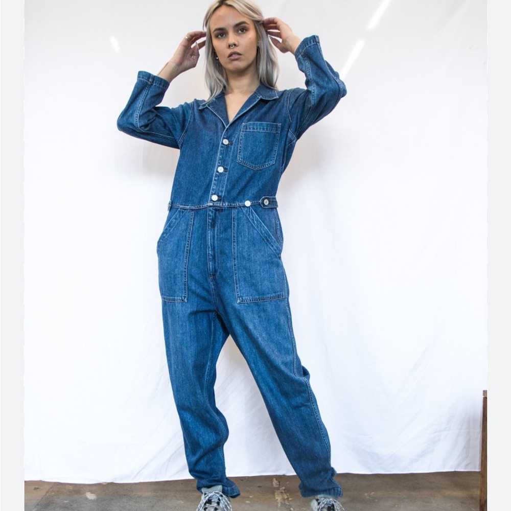 Trave Giselle Denim Jumpsuit
